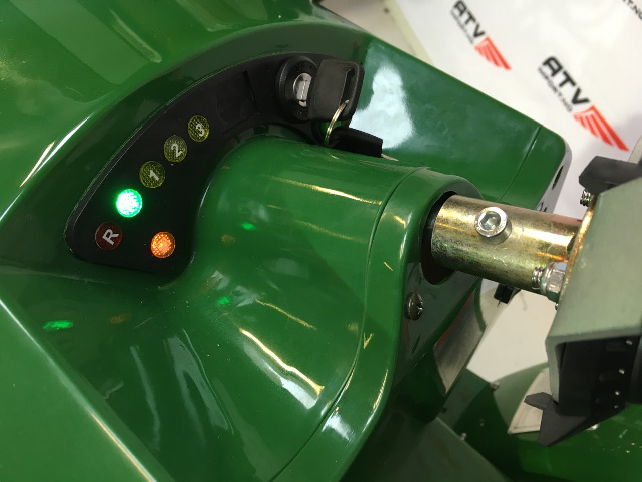 110cc Mini Traktor med henger grønn