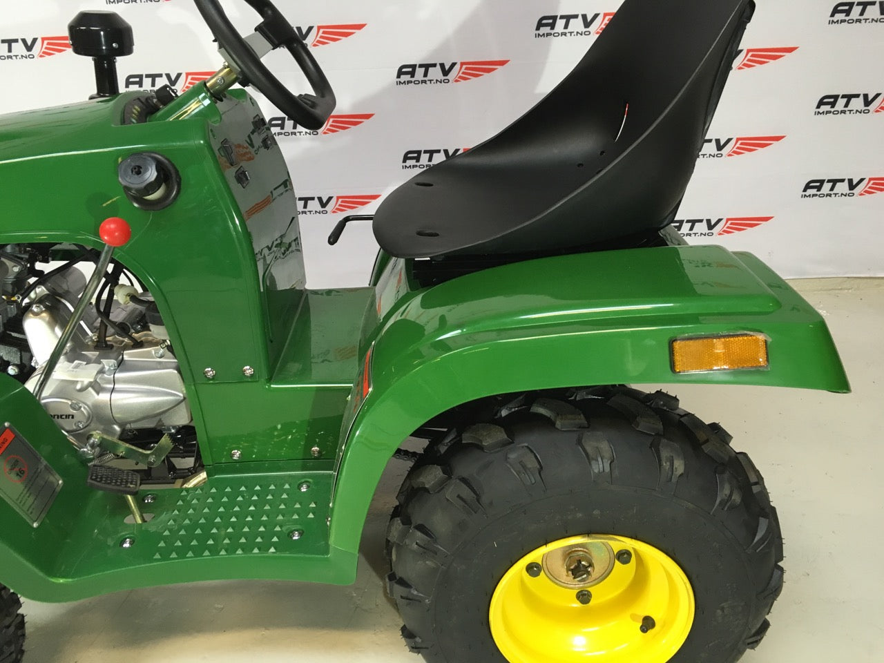 110cc Mini Traktor med henger grønn