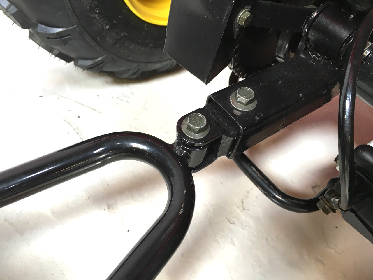 110cc Mini Traktor med henger rød