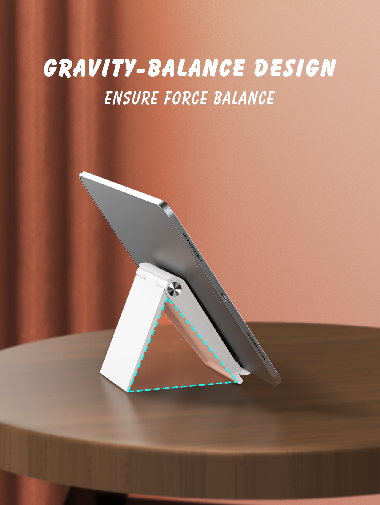 MG07 Stativ for mobiltelefon og nettbrett