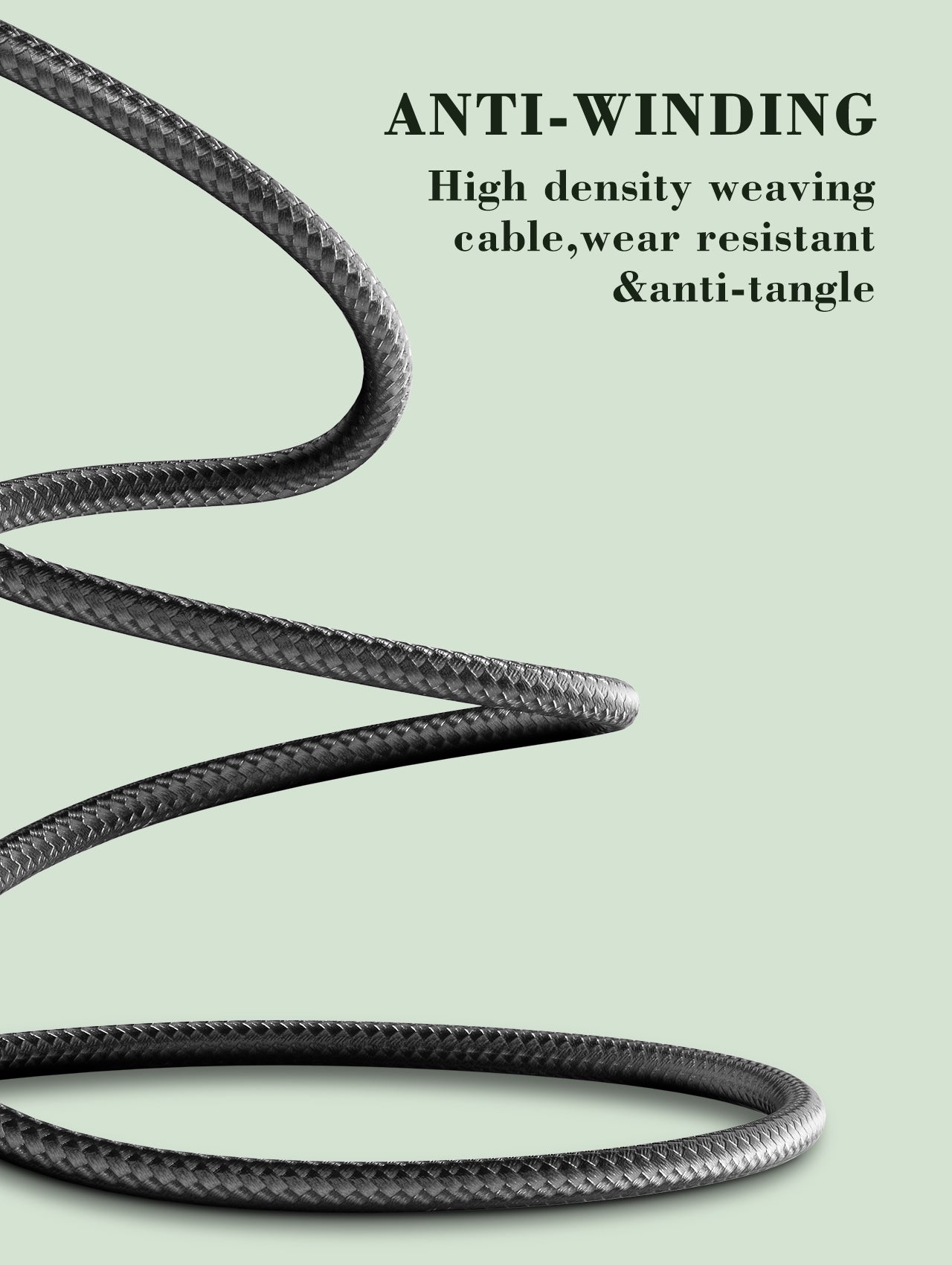 LS561 ladekabel med 90 graders bend på kontaktpluggen. Type C til C