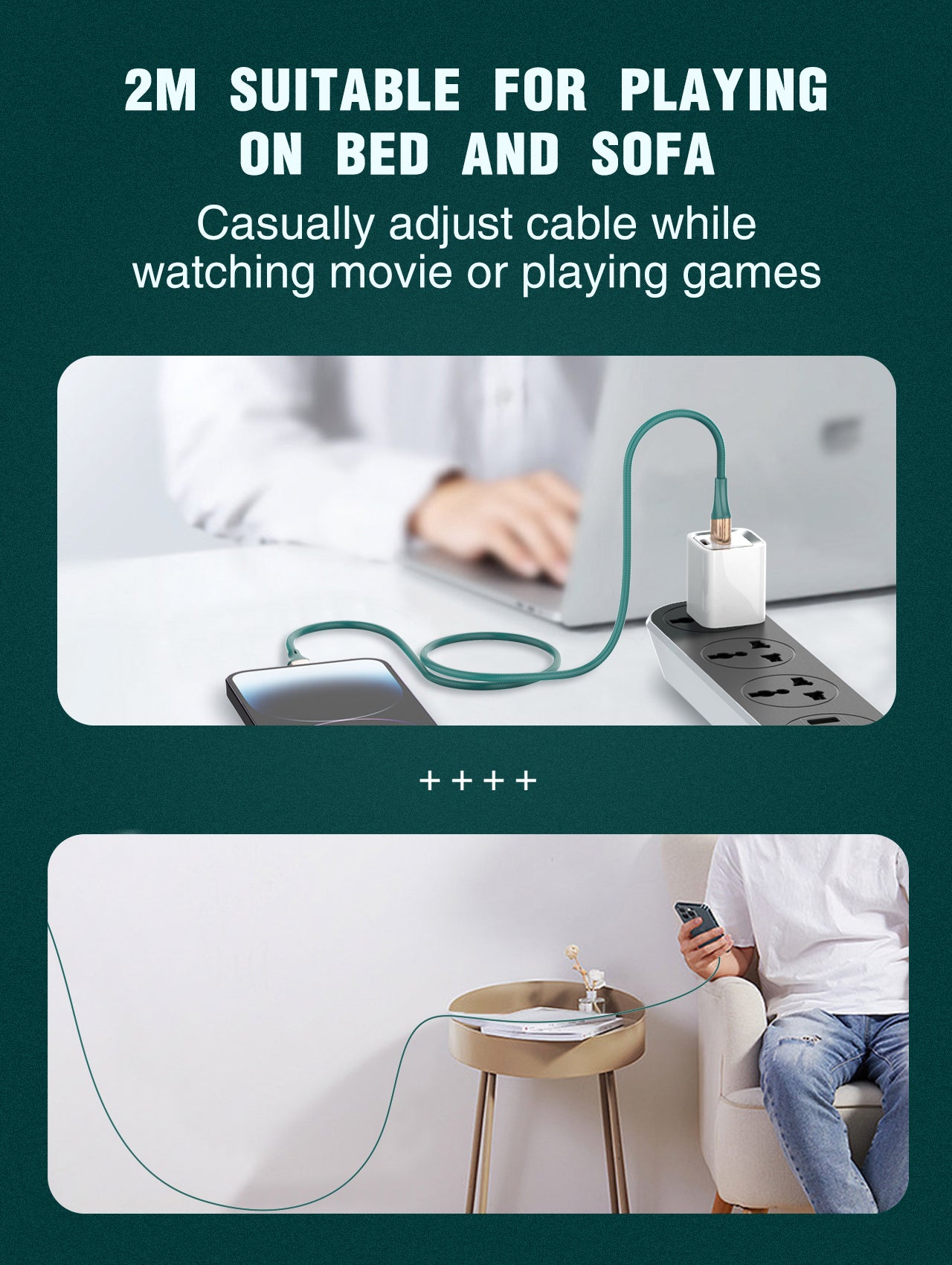 LS632 30W ladekabel - 2 m