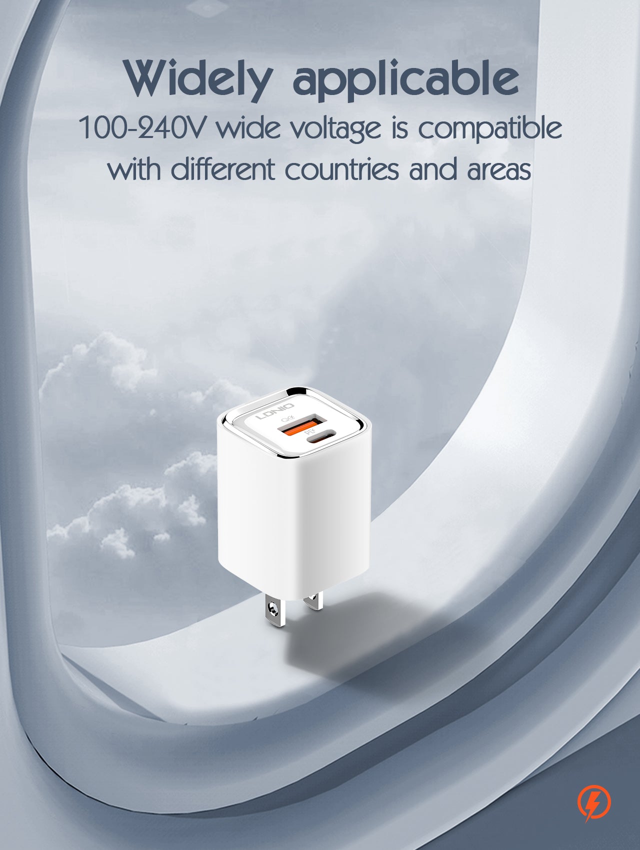 A2317C 30W Hurtiglader med 2 utganger - PD/QC3.0