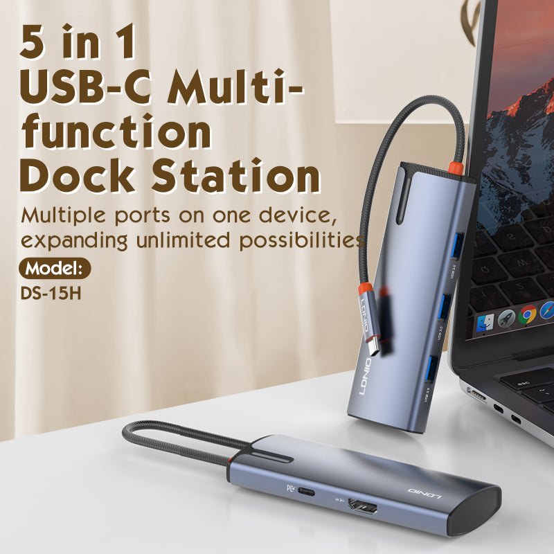 DS15-H Docking med USB-C kontakt