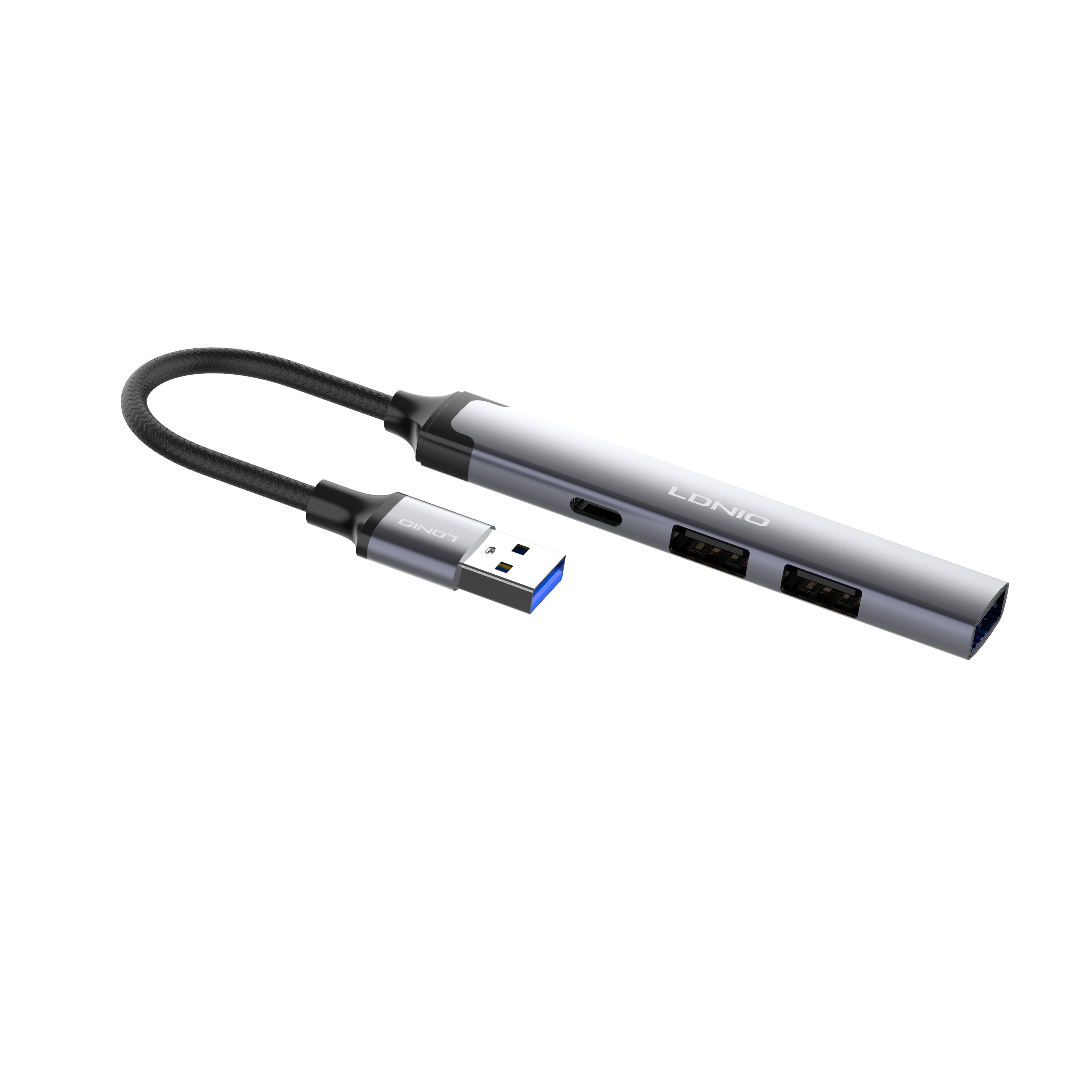 4 i 1 USB docking - utvider antall utganger/innganger