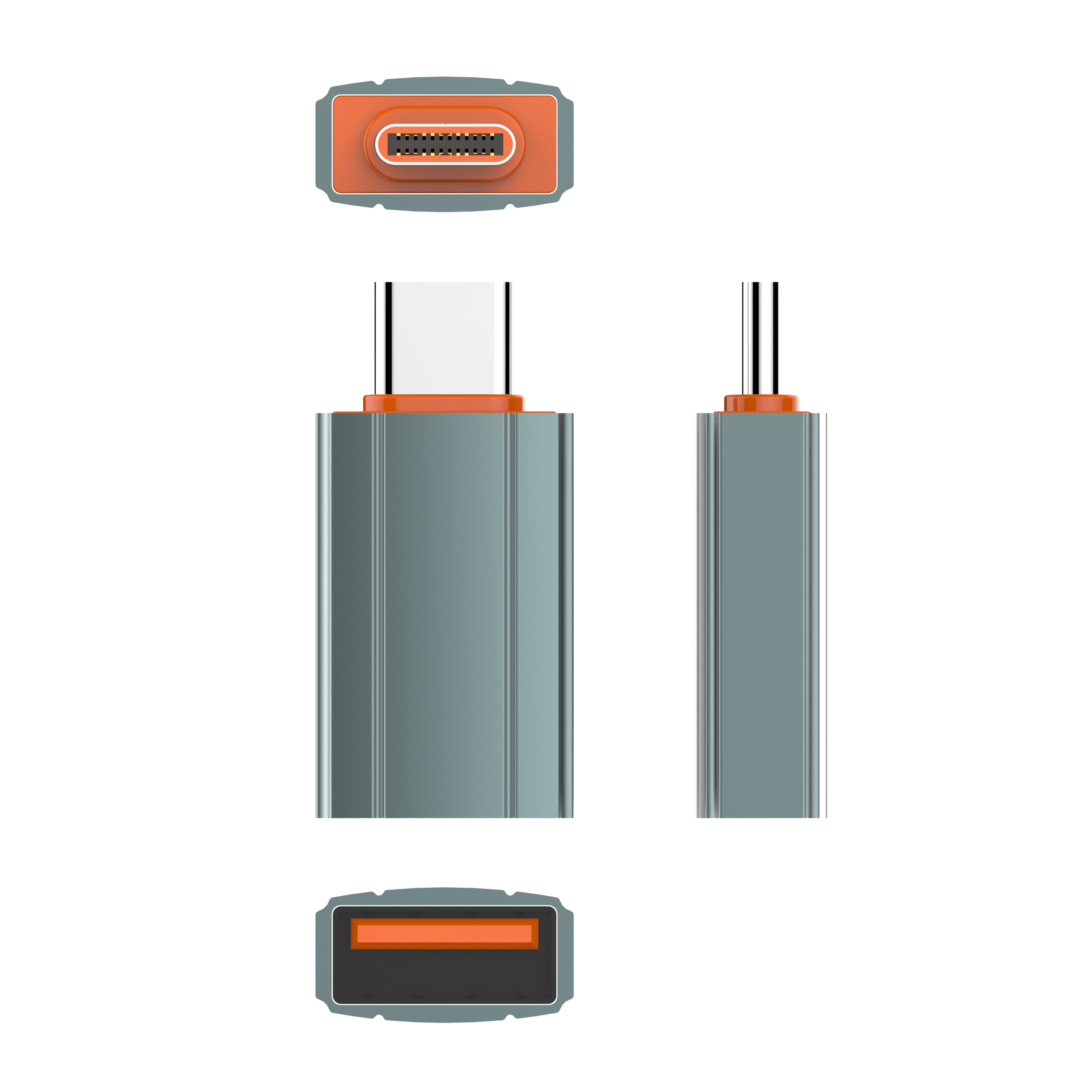 LC140 - overgang USB til type-C - støtter hurtiglading