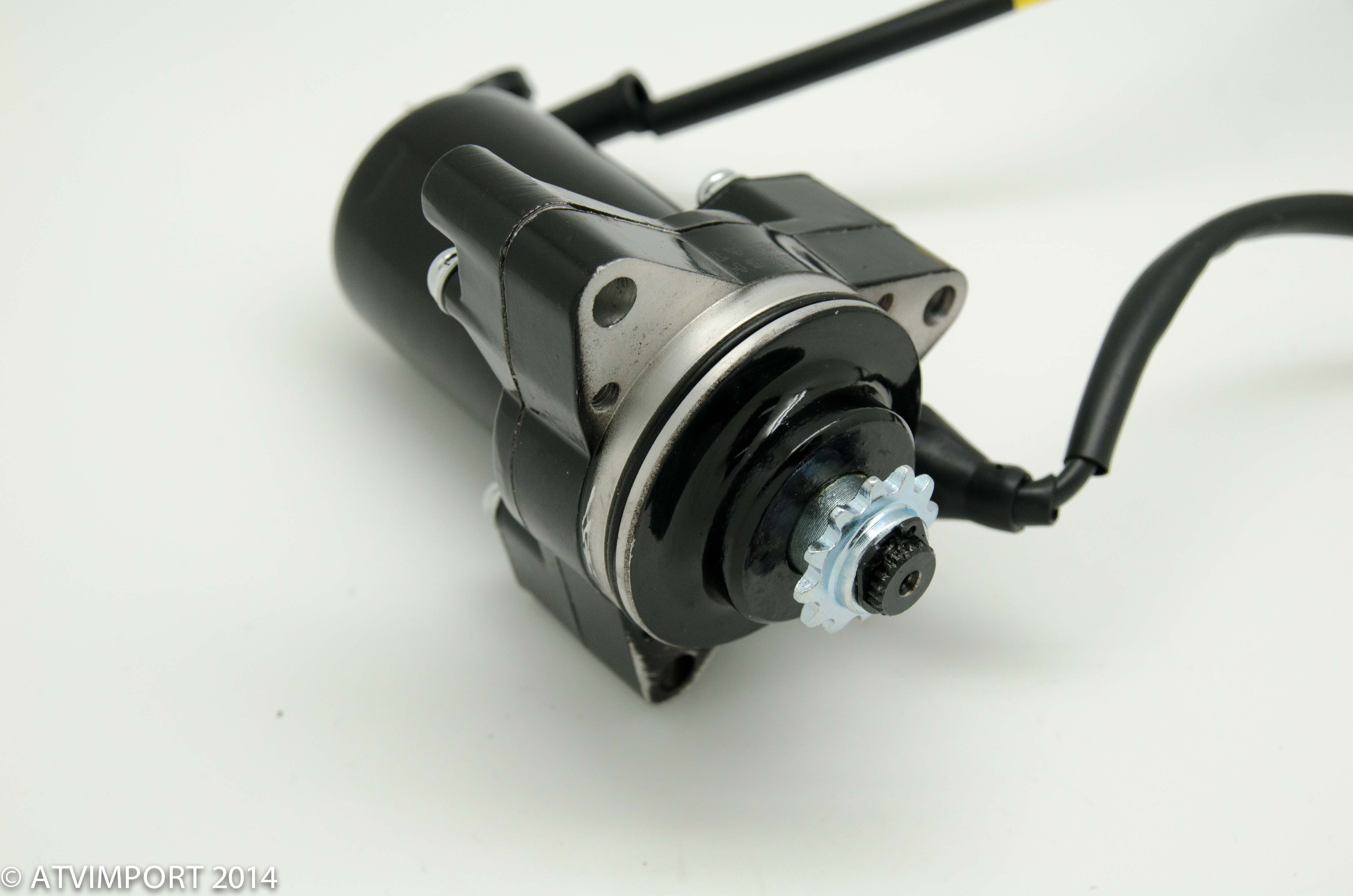 Startmotor sort 70cc-125cc