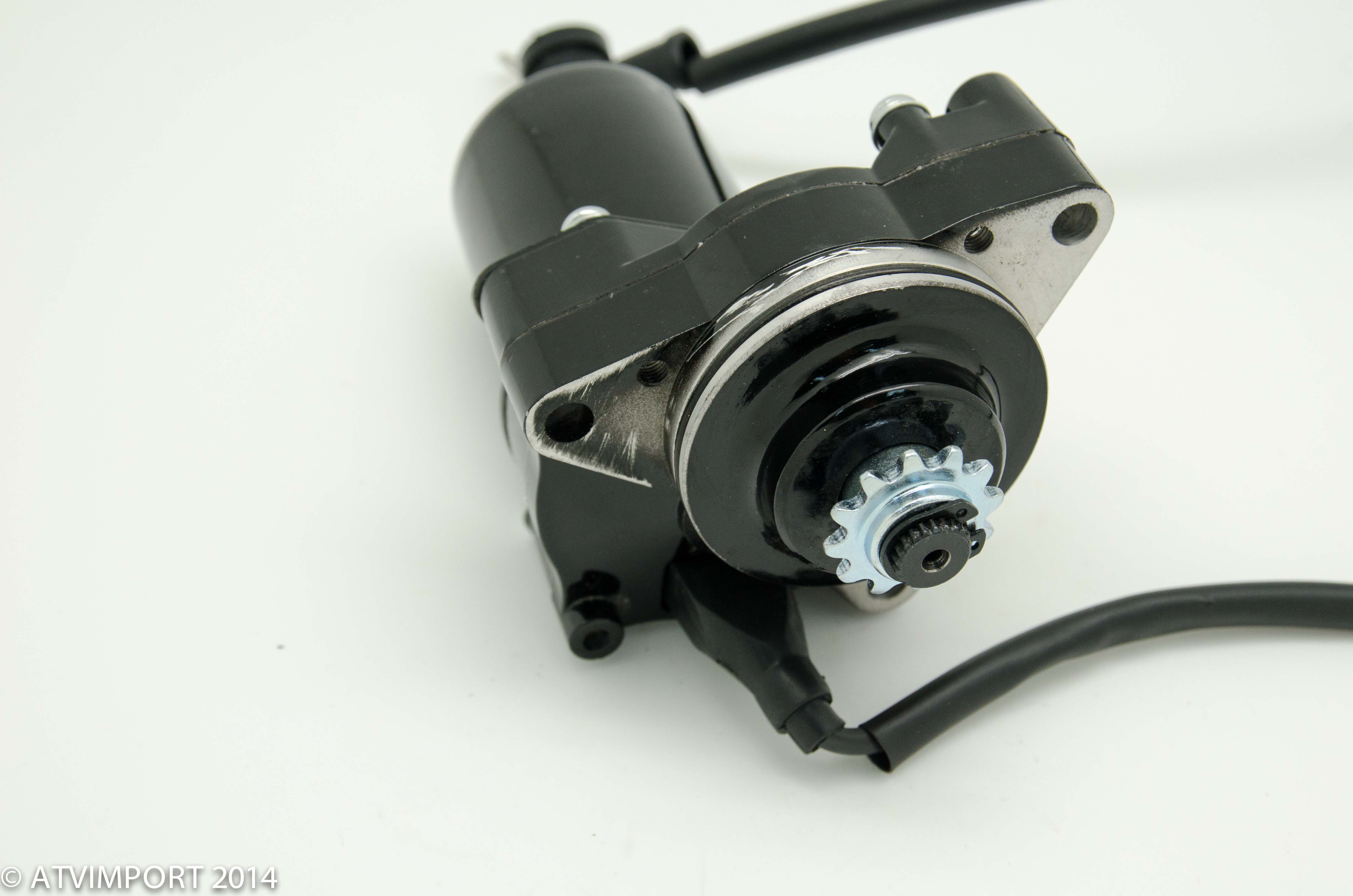Startmotor sort 70cc-125cc
