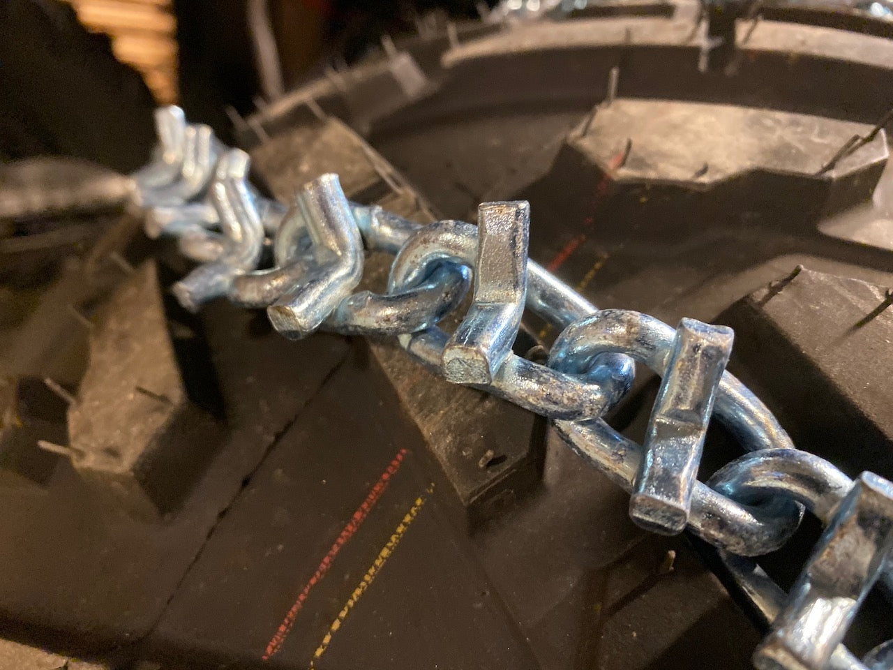 Kjettinger til 18x9.5-8 - par (bakhjul)