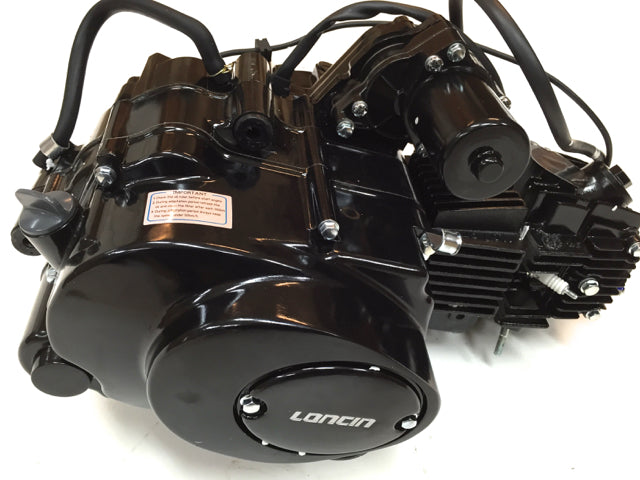 LONCIN motor 110cc 1+1, sort