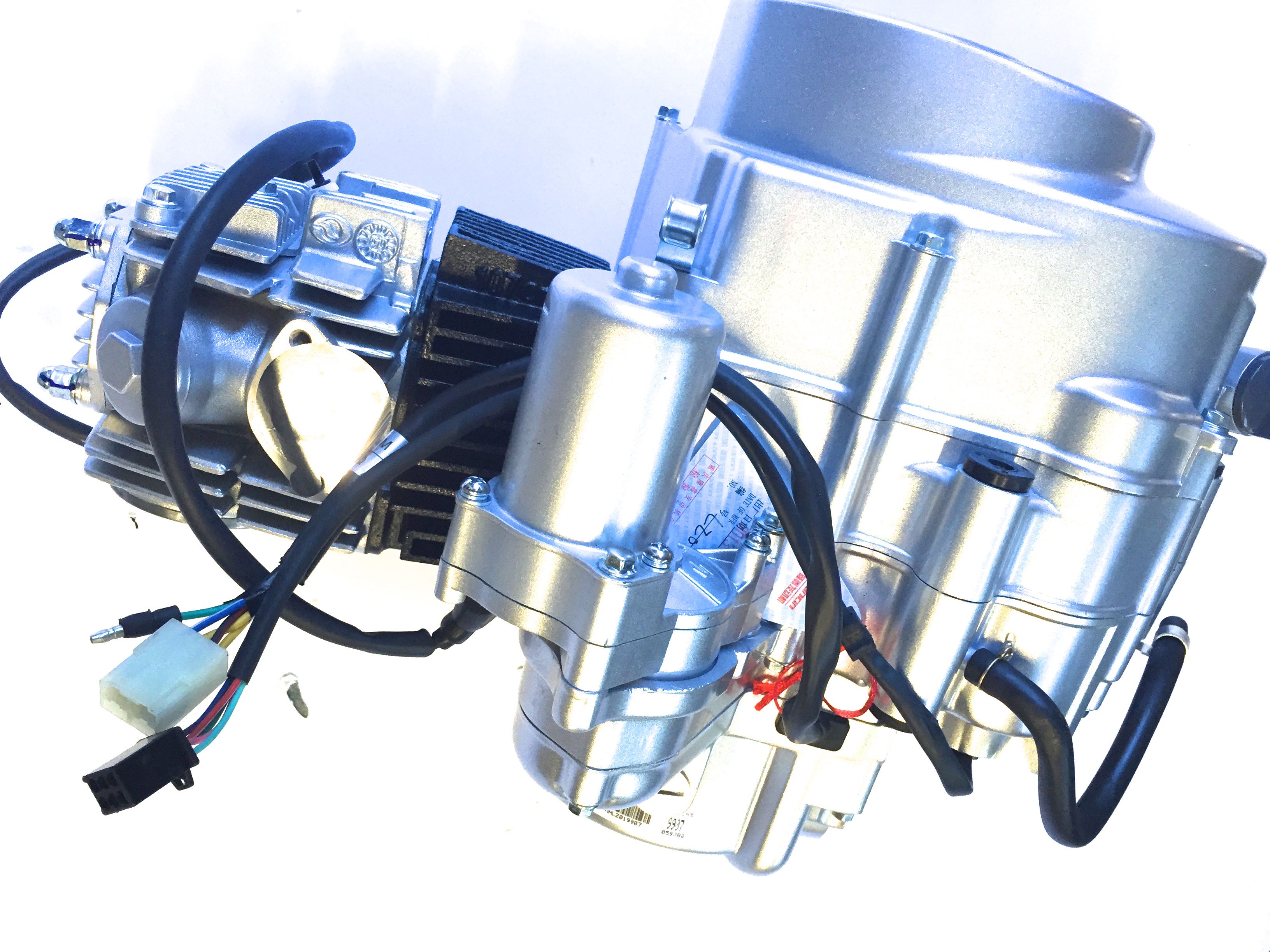 LONCIN motor 110cc 1+3, sølv