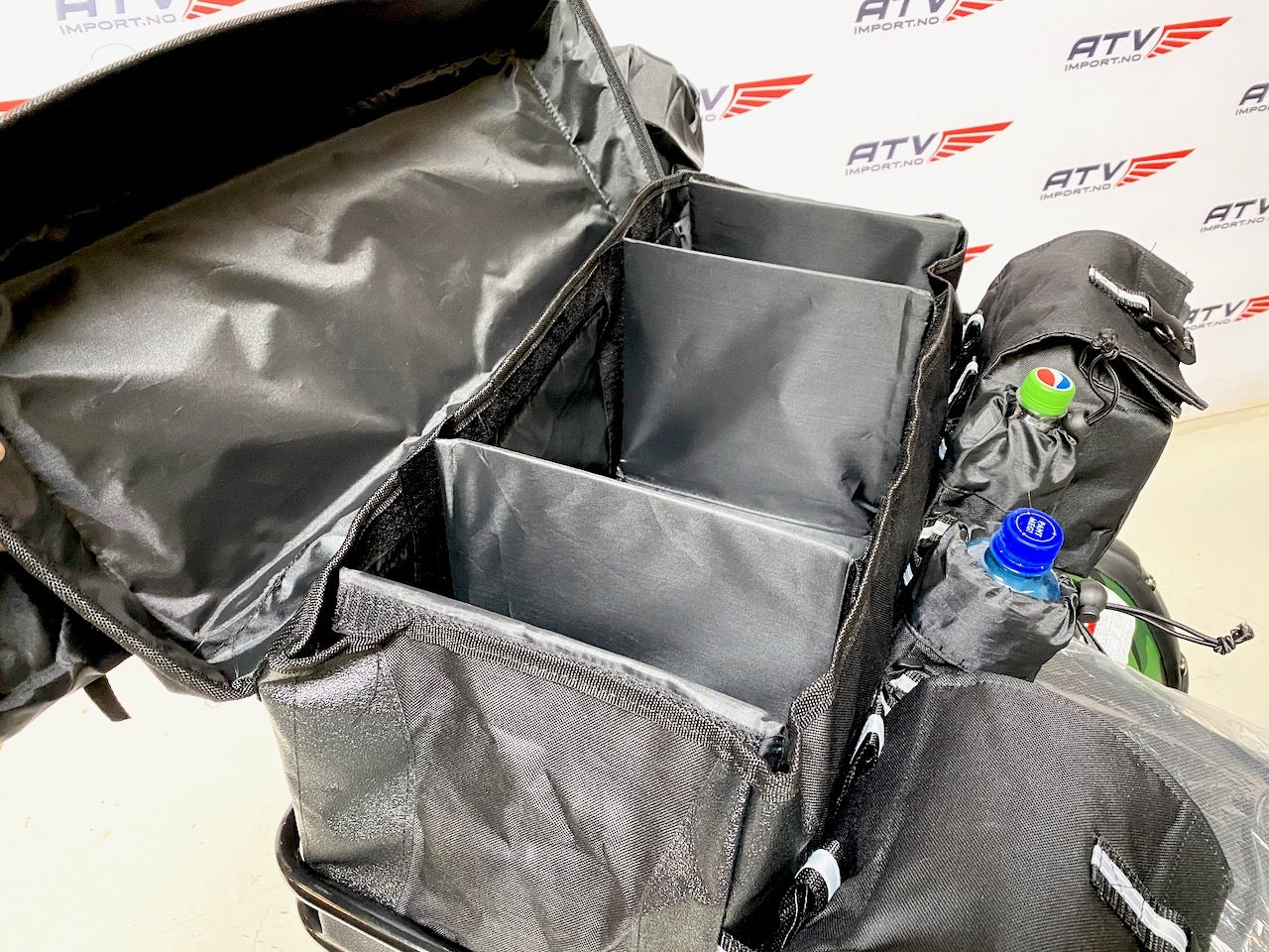 ATV bagasjeboks/bag - sammenleggbar sett, medium