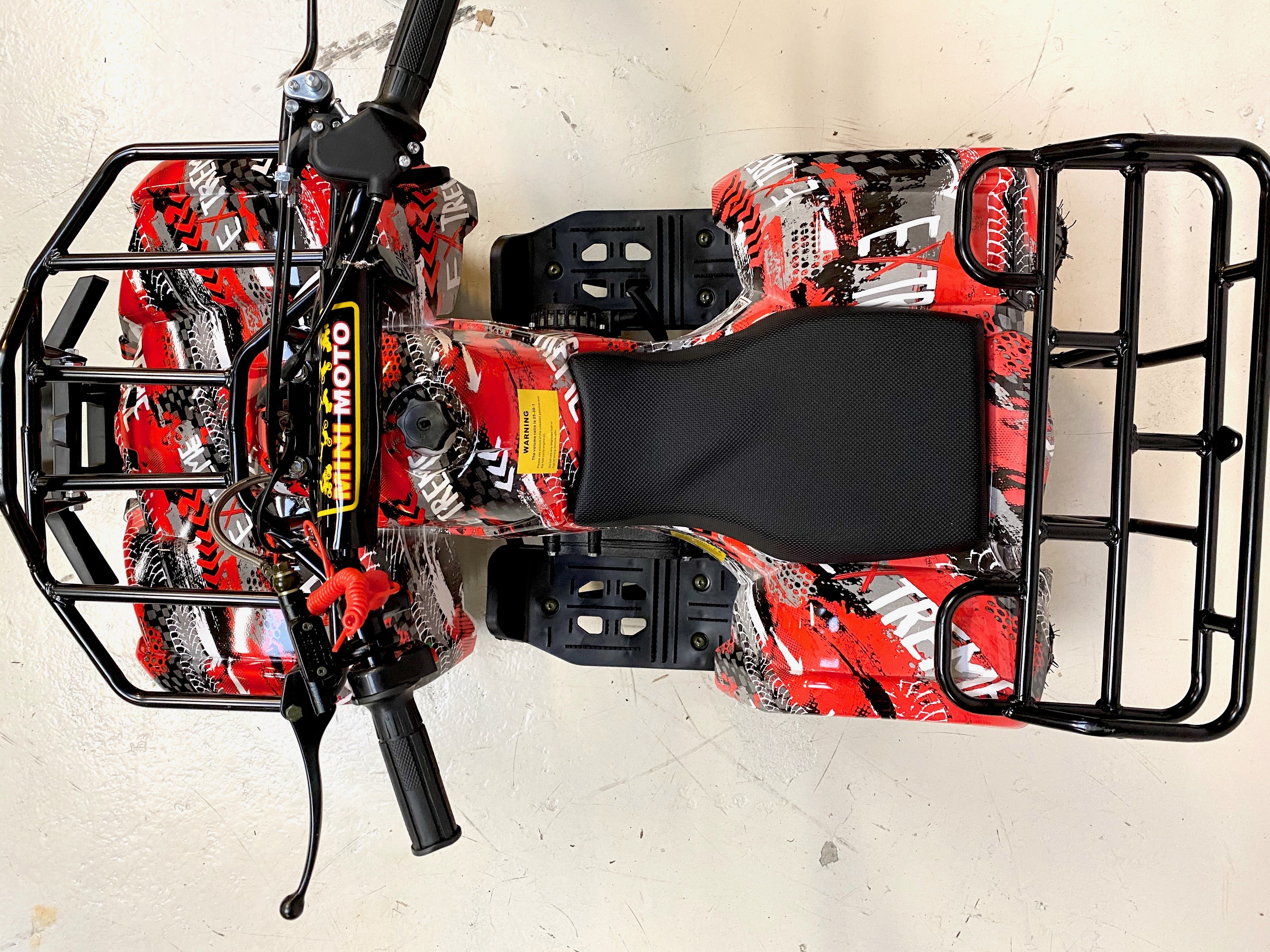 49cc Mini-Farmer m/el-start og fjernkontroll rød F1