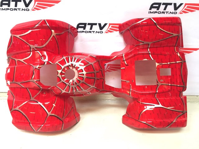 Plastkåpe rød spider