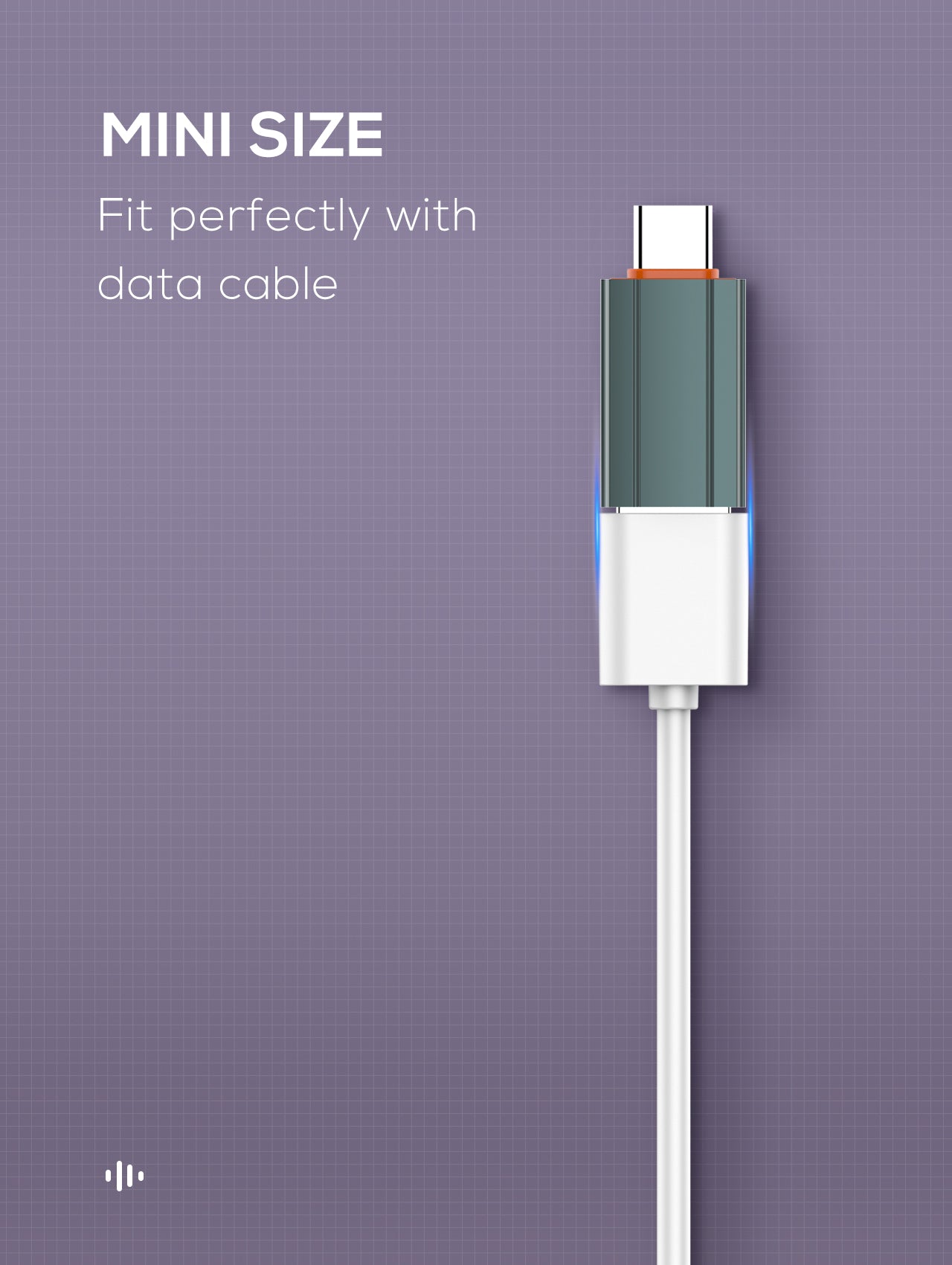 LC140 - overgang USB til type-C - støtter hurtiglading