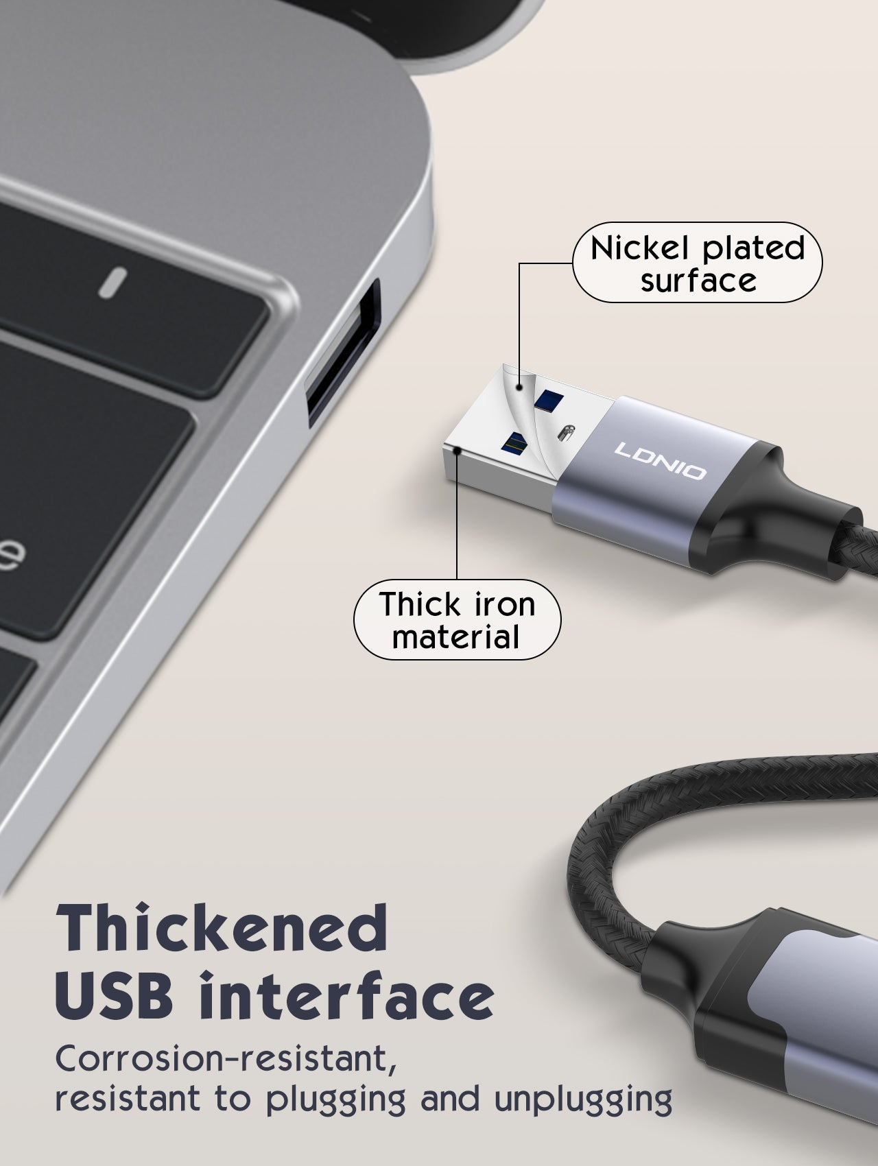 4 i 1 USB docking - utvider antall utganger/innganger